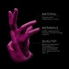AMPRI Med-Comfort Grenadine Style Nitrile Gloves, Pink, Pack of 100