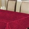 Classic Damask Printed Jacquard Tablecloth Washable Rectangle Round Runner Napkin