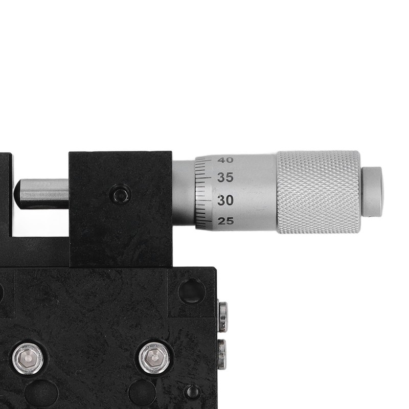 Linear Stage X Axes 40x40mm Micrometer Manual Displacement Platform Sliding