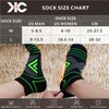KC-TAHO Compression Ankle Socks For Man (4 Pairs) Cushioned Arch