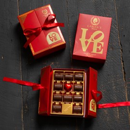 CARIANS Chocolate Gift Box, Milky Dubai Chocolate Crispy Kunafa and Pistachio, Individually Wrapped Chocolate, Box of Love