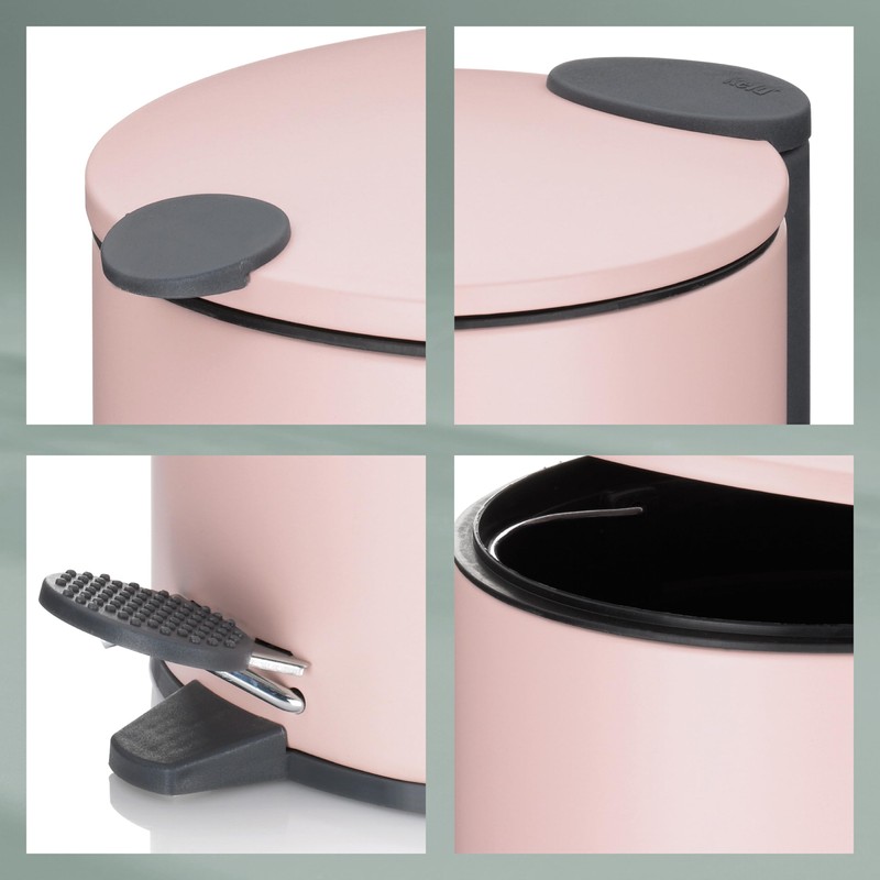 Kela Bin, Metal, Pink, one Size
