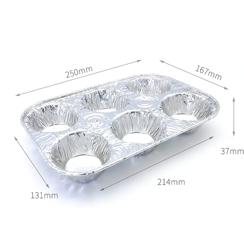 Waytiffer Muffin Pan | 6-Cup Cupcake Aluminum Pans Favorite Muffin