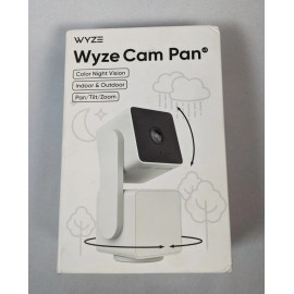 WYZE Cam Pan v3 Color Night Vision, Indoor & Outdoor, Pan/Tilt/Zoom (Wired)