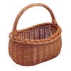 Backideen Shopping Basket Oval Brown D 34 cm x W