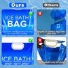 Tryitsbest 4 Pack Ice Bath Bags Reusable, Large Capacity Cold