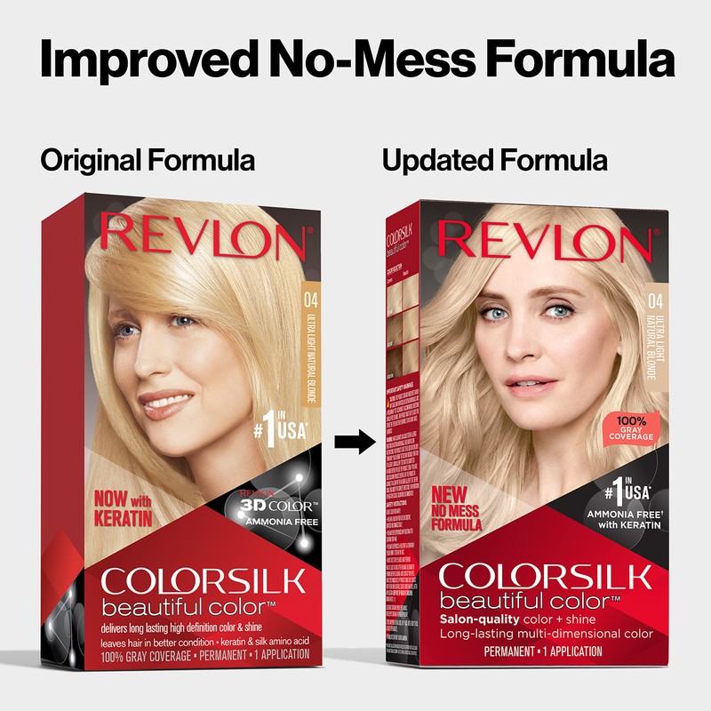 Revlon Colorsilk Sin Amoniaco 05 Rubio Ceniza Ultra Claro