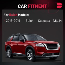 BDFHYK 4 Ignition Coil Pack UF821 and 4 Iridium Spark Plug 91970 Compatible with Buick 2016-2019 Cascada 1.6L l4 Coil for GN10796 UF821