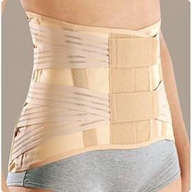 ROTEN SAT | Low Semi-rigid Woman Back Bust With Elastic Ties | Lumbar Back Support Belt | Orthopedic Corset for Back Pain | M
