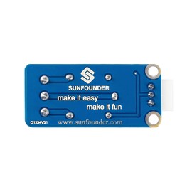 SunFounder Relay Module Compatible with Arduino and Raspberry Pi 5V DC Trigger by HIGHLO (HIGH Trigger)
