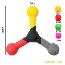 5 PCs Reaction Speed Training Tools Kit Reaction Catch Trainer with 4 Reaction Balls for Improving Hand-Eye Coordination & Speed, Improve Reflex, Agility and Focus for Sports, Exercise and Fun