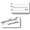 ITZAMNA Appointment Card Reminder 100 White