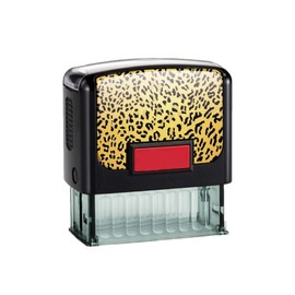 Modern Journal of Notarial Events (Soft Cover) Bundle with Utah Rectangular Notary S-854 Cheetah Faceplate Stamp (Purple Ink)