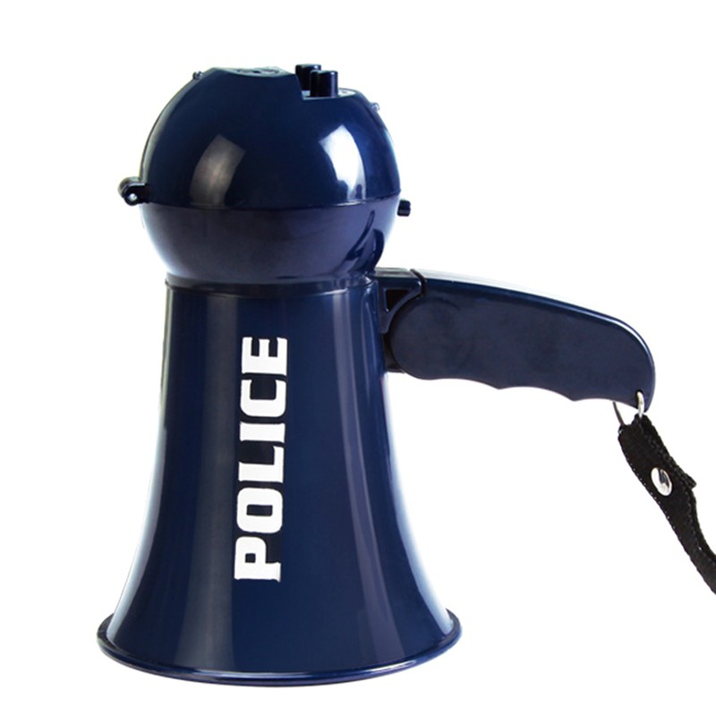 Kids Pretend Police Officer Toy Megaphone with Siren Sound for