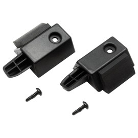 Arotzelox 2 x Brackets (Left and Right) for Clio 3 Rear Shelf, Black, Metal, Interior Mounting, MOUNT_BRACKET