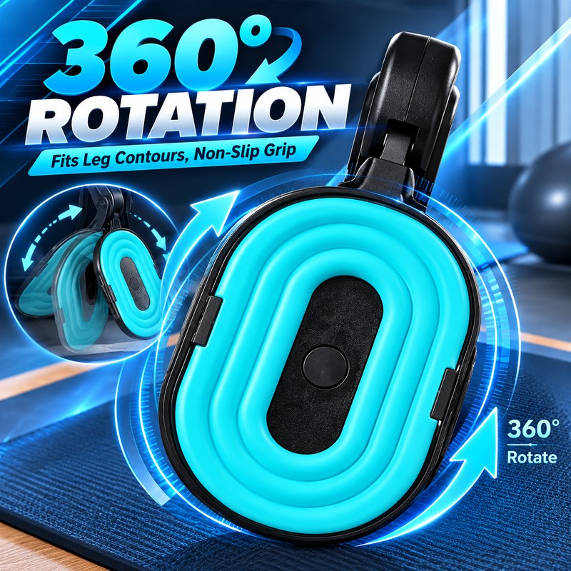 Thigh Exerciser for Home Workouts –10-100lbs Adjustable Resistance with Digital