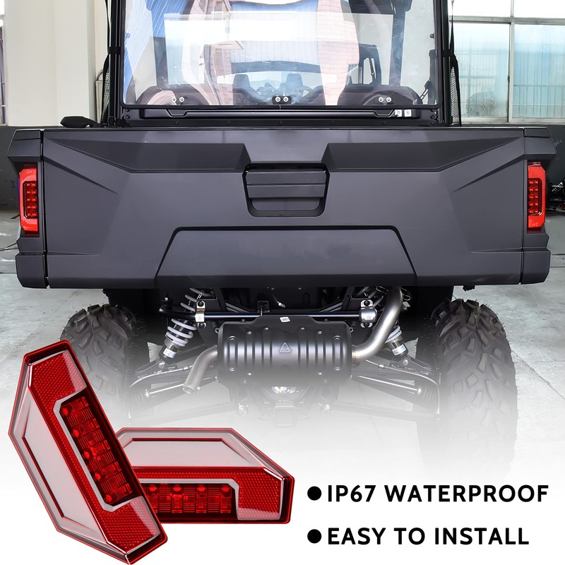 KATIMOTO UTV Rear Tail Light Assembly for Ranger 15-21, LED