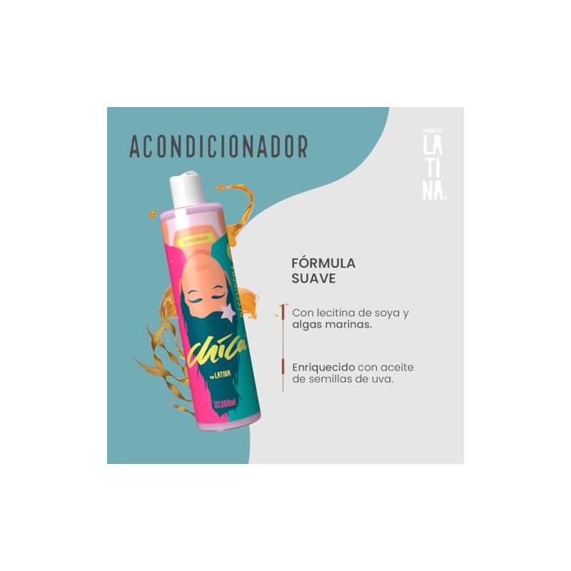 LATINA® | Acondicionador CHICA® | Crema para Peinar - Activador