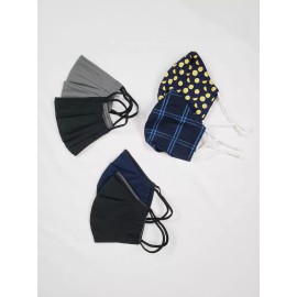 Goodfellow & Co Reusable Washable Goodfellow Cloth Face Masks Size S/M,L/XL,OSFM - Packs 4,10,24 - Large/X-Large, 2 Packs (4 Masks)