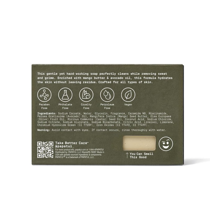 Papatui by Dwayne Johnson Enriching Bar Soap for Men |