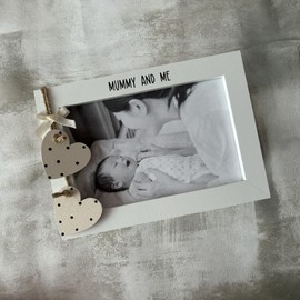 Mummy and Me 6x4 Landscape Picture White Photo Frame Birthday Christmas Mother's Day Gift From Son Daughter