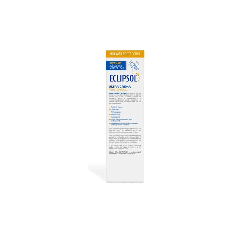 Eclipsol Ultra Crema de Bolsillo FPS 50 Pocket Sunscreen SPF