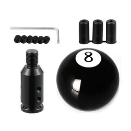 PETSTIBLE Car Shift Lever Upgrade 8 Billiard Ball Shift Knob, Fits Most Manual and Automatic Shifters