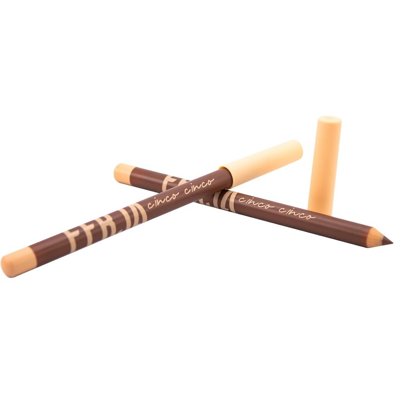 Ferja Lip Liner CINCO CINCO Tono Café Canela Delineador para