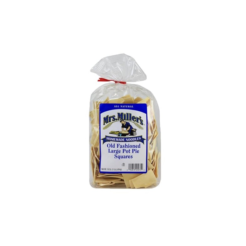 AmishTastes Mrs. Miller's Old-Fashioned Large 2" Pot Pie Squares, 16