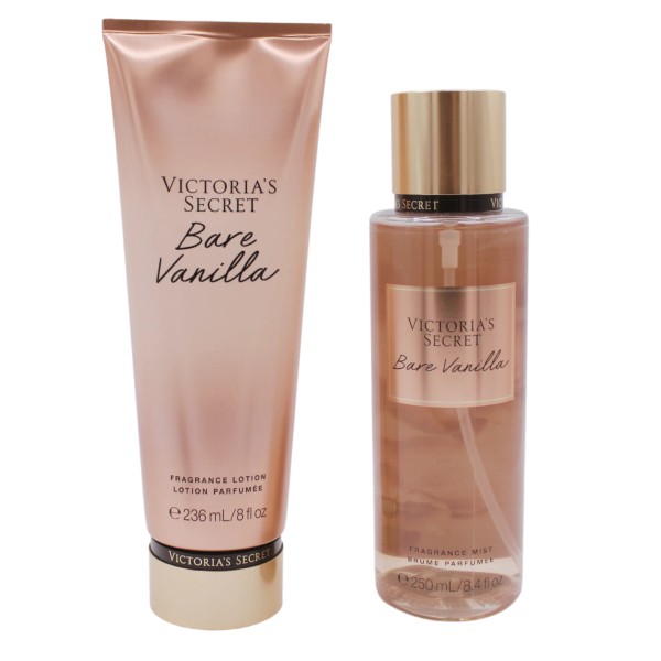 Victoria's Secret Bare Vanilla Body Mist and Cream Set -