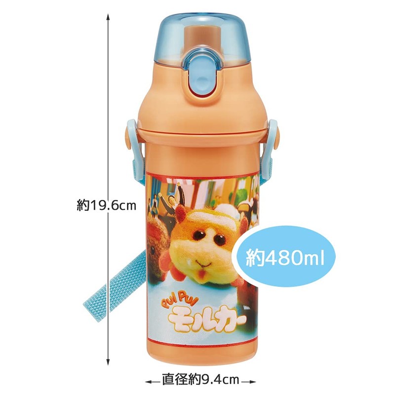 Skater PSB5SANAG-A Children's Plastic Water Bottle, 16.9 fl oz (480