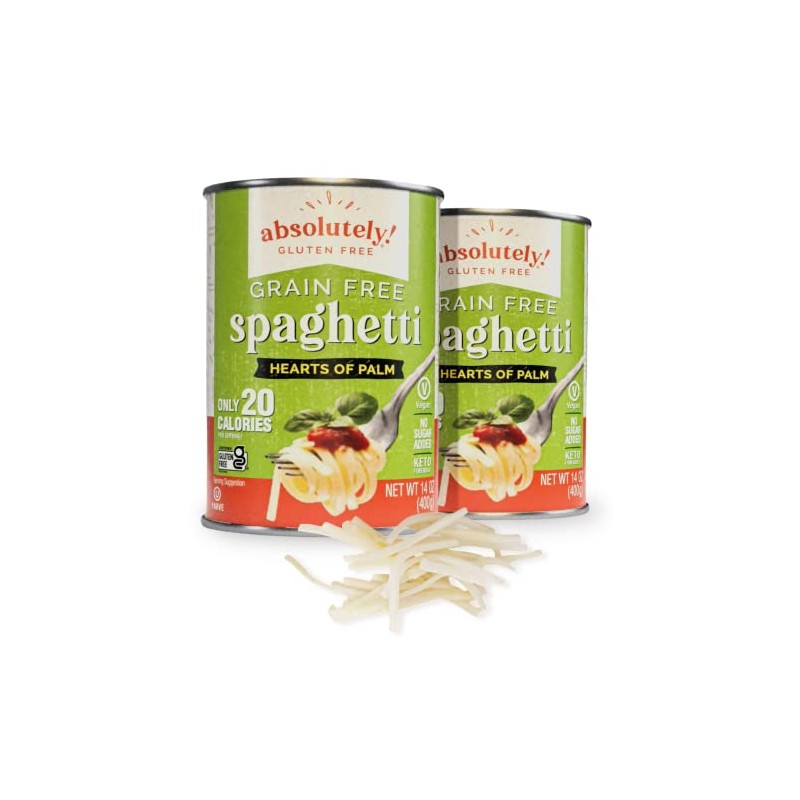 Absolutely Gluten Free Grain Fee Hearts of Palm Spaghetti 14oz