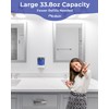 Wall Mount Soap Dispenser for Bathroom (2-Pack White), Commercial Hand