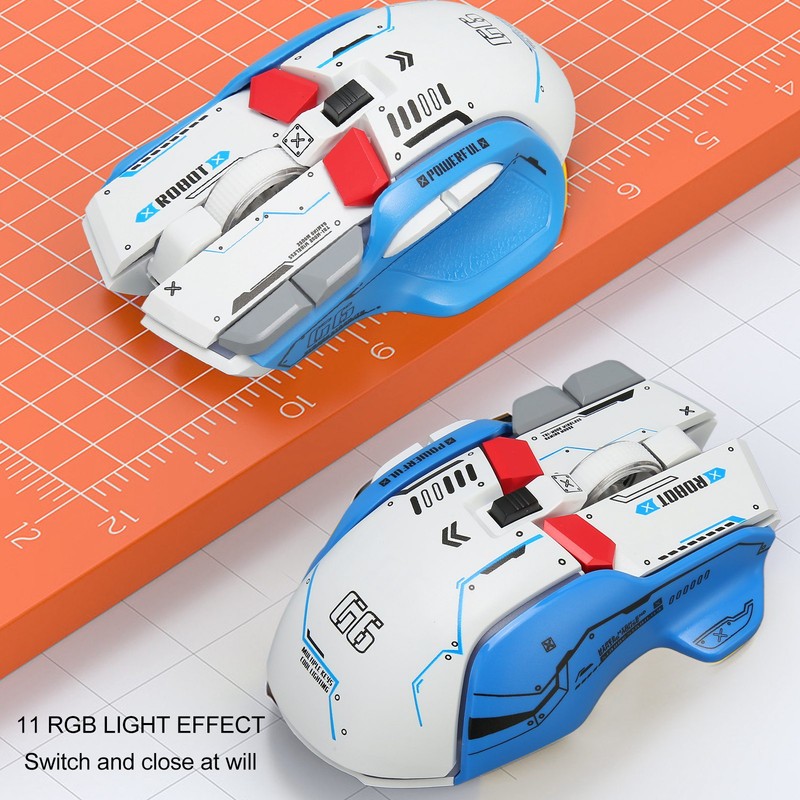 Gaming Mouse 2.4G Wired Bluetooth 3 Mode 5 Adjustable DPI