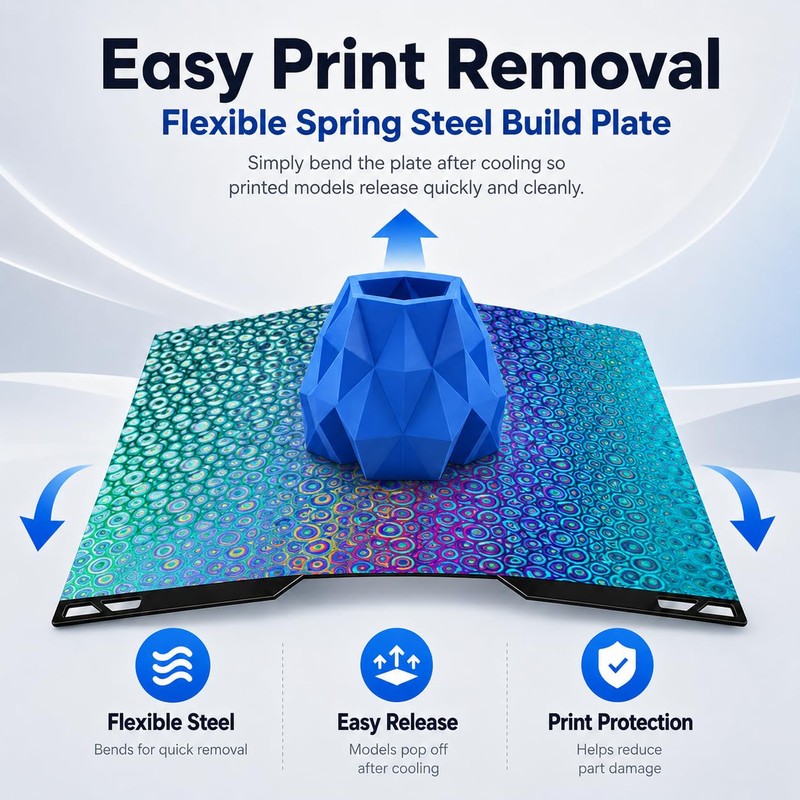 GOMENL Build Plate for Bambu Lab H2S H2D 3D Printer,