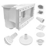 showingo Wide Mouth Above Ground Pool Skimmer Kit Through Wall