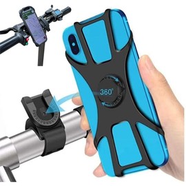 Axon Rides Premium Bike Phone Holder, Motorbike Phone Holder | 360° Rotatable Adjustable Phone Holder for Bike | Detachable Motorcycle Phone Holder | Tool Free Fit