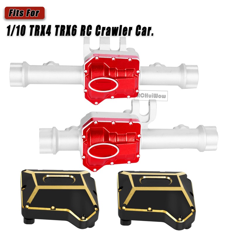 RCHuiWow RC Portal Axles & Diff Covers Upgrades Part for