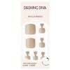 Dashing Diva Magic Press Pedi Tip Set, Cream Beige, 3 Pieces / 데싱디바 매직프레스 페디팁 세트, 크림베이지, 3개