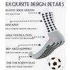 2 Set Soccer Grip Socks,Shin Guard Sleeves for Football Basketball