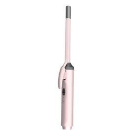 Hair Curler Wand Tourmaline Ceramic Instant Heat Skinny Hair Curling Iron Wand for Hairstyle 13mm Two Level Gear ‑ Pink