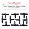OTUAYAUTO Windshield Washer Hose Connectors, Universal Wiper Hose Connector T-Type