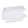 Pactiv Evergreen SmartLock Foam Hinged Lid Container, Medium, 8.75 x