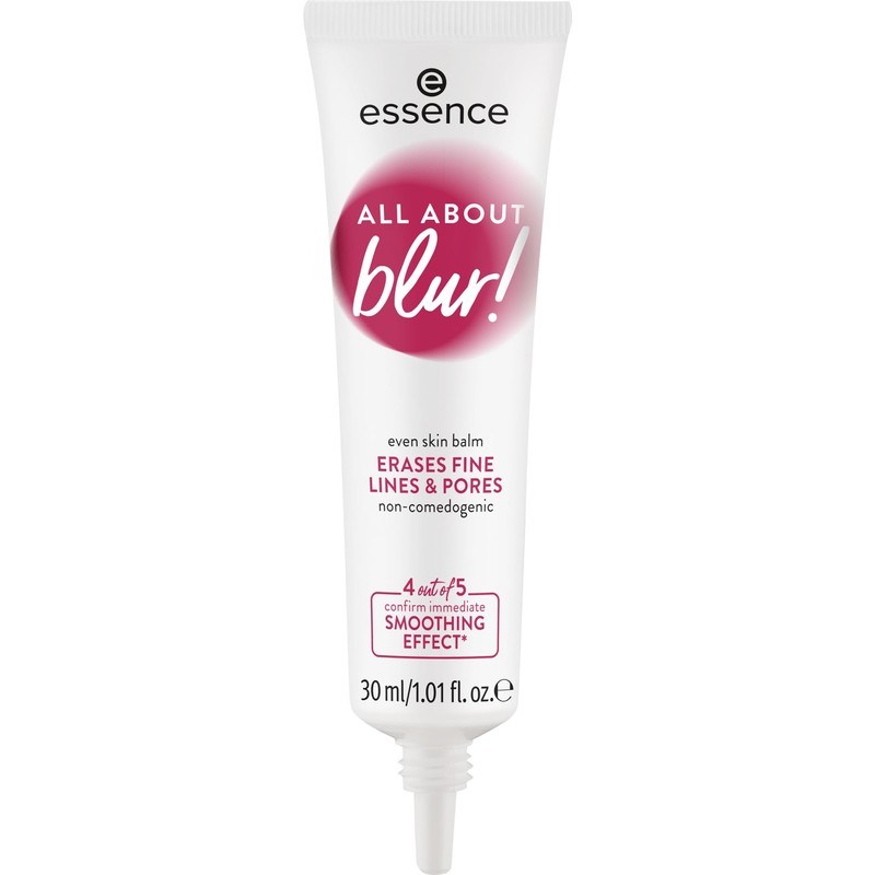 essence ALL ABOUT blur! even skin balm, base, white, matting,