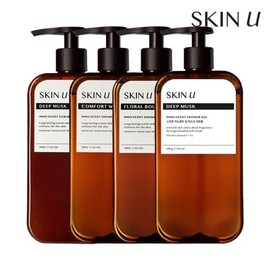 SkinU Innocent Shower Gel / Scrub Wash / 스킨유 이노센트 샤워젤  스크럽워시