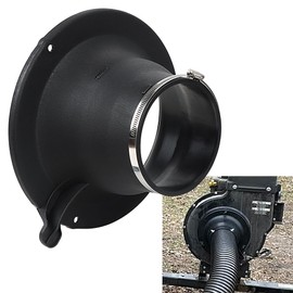 LCGP Lawn Sweeper and Vacuum Parts for Agri Fab Lawn Sweepers Dirt Blower Filter with Adapter and Hose Replacement 43791 Black