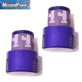 MaximalPower Replacement Washable and Reusable Filter for Dyson V10 Cyclone & Animal Series Vacuums (2 Pack)