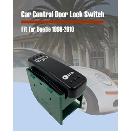 OWNDR Door Lock Switch Fit for VW Beetle 1998-2010 Replace Parts 1C0962125A01C 1C0962125A Left Driver Side