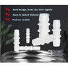 Hose Barb Fitting, Plastic Barb Joint Splicer Mender Adapter Union