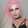 Angle Lucky Pink Blonde Lace Front Wig Long Straight Pink